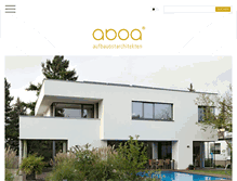 Tablet Screenshot of aboa-architekten.de
